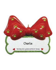 Personalized World’s Greatest Dog Ornament