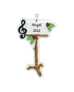Personalized Music Stand Ornament