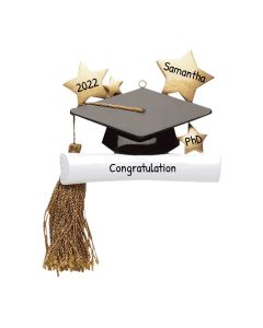 Personalized Graduate Diploma Ornament 