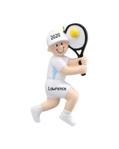 Personalized Tennis Boy Ornament