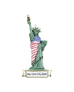 Personalized Statue of Liberty Ornament 