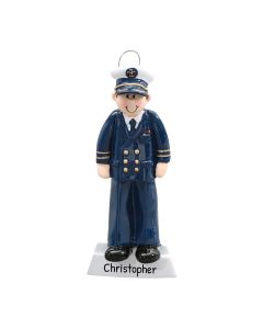 Personalized Navy Officer Ornament