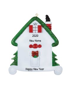Personalized House Christmas Ornament