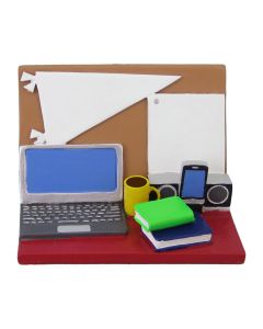 Personalized Student Desk with Smart Phone Ornament 