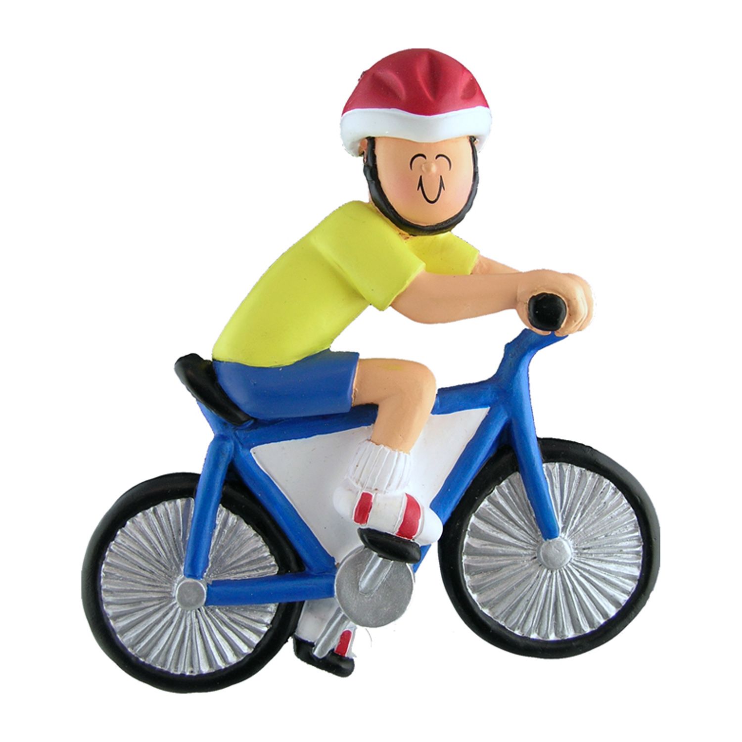 Personalized Bicycle Rider Christmas Tree Ornament 2019 - Athlete 